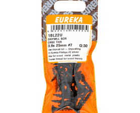 Eureka 30 x Coarse Thread Drywall Screws 3.9 x 25 mm