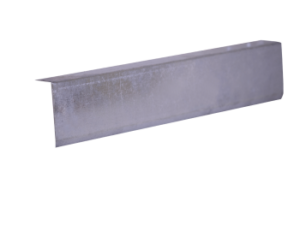 Cover Flashing Galvanised 1.8M 0.4X75X25mm Z160