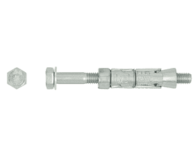 Rawlplug 4 x Shield Expansion Bolt M10 x 90 mm