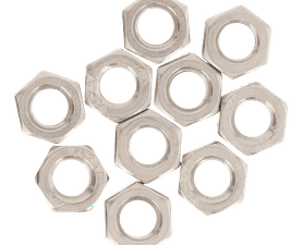 Build and Fix 10 x M6 Stainless Steel Hex Nuts