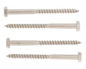 Build and Fix 4 x Coach Screws 8 x 100 mm