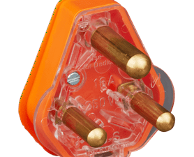 Crabtree Plug Top 16 amp Orange