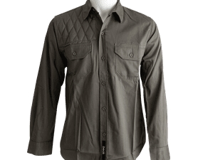 Beck Hunters Cotton Long Sleeve Shirt Olive XL