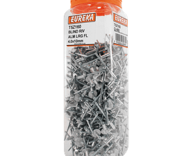 Eureka 400 x Aluminium Large Flange Blind Rivets 4 x 10 mm
