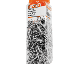 Eureka 300 x Aluminium Open Blind Rivets 4.8 x 15 mm