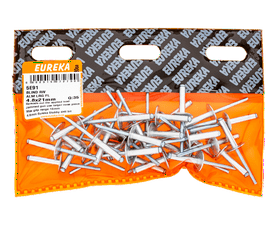 Eureka 35 x Large Aluminium Blind Rivets 4.8 x 21 mm