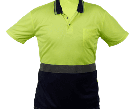 Beck Hi Viz Golf Shirt Lime S