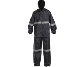 Rainsuit Reflective Tape Rubberised Navy M