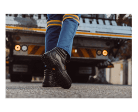 Hi-Tec Interceptor Leather Askari Mid Boot Black Size 7