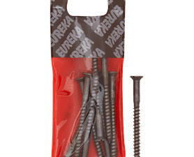 Eureka 1BJ80U 5 x 60 mm W/Screw Countersunk Steel 10 Pack