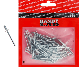 Rutherford 100 x Aluminium Blind Rivets 8 x 4 mm