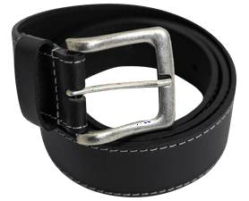 Beck Bonded Leather Belt Black 2 XL