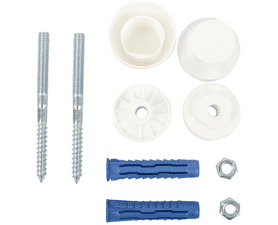 Rawlplug Universal Wash Basin Plugs and Screws Mounting Kit 12 mm