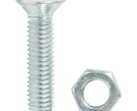 Build and Fix BP-MSKSN520-12 12 x Steel Machine Screws and Nuts 5 x 20 mm