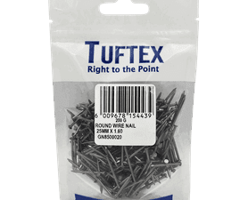 Tuftex Round Wire Nails 25 x 1.6 mm