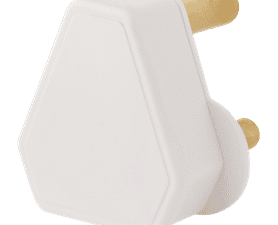 16 amp PVC White Plug Top