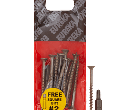 Eureka 1FJ20U 4.5 x 50 mm Cut Screw Stainless Steel 16 Pack