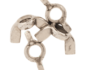Build and Fix 4 x M10 Stainless Steel Wing Nuts