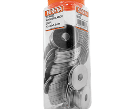 Eureka 150 x Large Zinc Plated Washers 12 x 45 x 1.5 mm