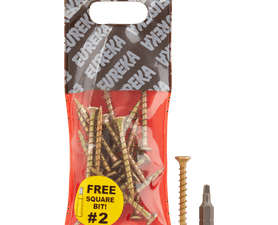 Eureka 1FD40U 4 x 40 mm Cut Screw Full Thread 16 Pack