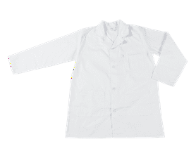 Beck Poly Cotton Long Sleeve Dust Coat White Size 46