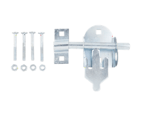 Build and Fix 100 mm Oval Pad Bolt Zinc Plated