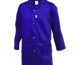 Beck Poly Cotton Long Sleeve Dust Coat Royal Size 34