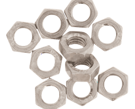Build and Fix 10 x M5 Stainless Steel Hex Nuts