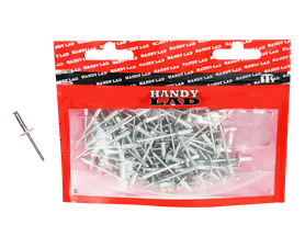 Rutherford 50 x Large Flange Aluminium Rivets 18 x 4.8 mm