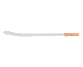 Tramontina 27-Inch Grass Slasher Machete – Curved Carbon Steel Blade with Riveted Wooden Handle Heavy-Duty Garden Tool