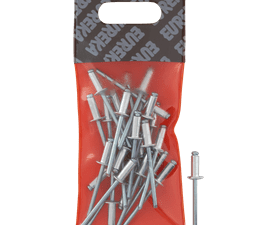 Eureka 25 x Aluminium Open Blind Rivets 4 x 10 mm
