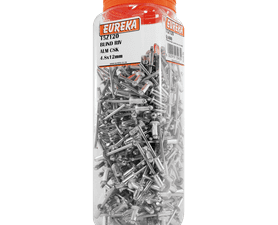 Eureka 400 x Aluminium Countersunk Blind Rivets 4.8 x 12 mm