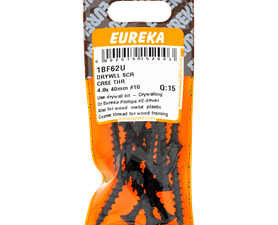 Eureka 15 x Coarse Thread Drywall Screws 4.8 x 40 mm