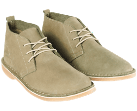 Bata Mens Nubuck Safari Shoe Olive Size 12