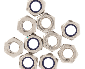 Build and Fix 10 x 10mm Stainless Steel Nylock Nuts