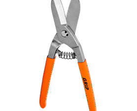 Grip 250mm Orange Tin Snips