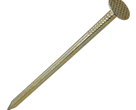 Build and Fix BW-WN63YP-1KG Steel Wire Nails Yellow Passivated 63 x 2.8 mm