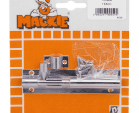 Mackie Barrel Bolt Straight Chrome Plated 100 mm