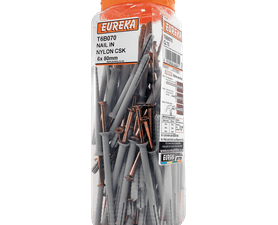Eureka 6 x 80 mm Nail In Nylon Csk Q75