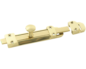 Build and Fix Brass Plated Security Bolt 100 mm