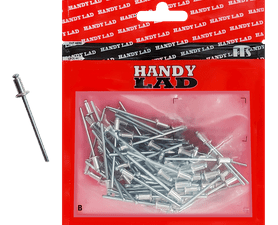 Rutherford 100 x Aluminium Blind Rivets 6 x 3.2 mm