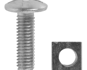 Build and Fix BP-GB0620-10 10 x Gutter Bolts and Nuts 6 x 20 mm