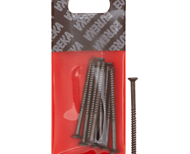 Eureka 1BI80U 4 x 60 mm W/Screw Countersunk Steel 10 Pack