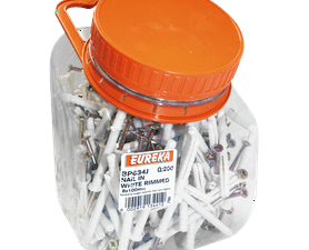 Nail In White Rimmed 200 Bucket 8 mm x 100 mm