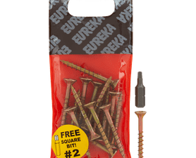 Eureka 1FA50U 4.5 x 40 mm Cut Screw Smooth Shank 16 Pack