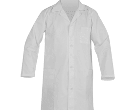 Beck Poly Cotton Long Sleeve Dust Coat White Size 40