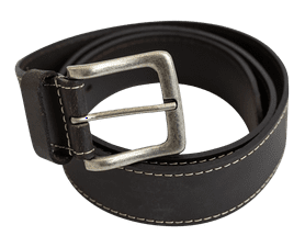 Beck Bonded Leather Belt Brown L