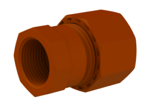 Female Iron Coupler 3/4"x22mm