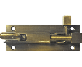 Euro Brass Bolt Neck Hd Antique Brass 100 x 32 mm