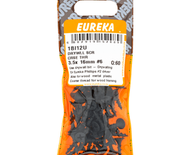 Eureka 60 x Coarse Thread Drywall Screws 3.5 x 16 mm